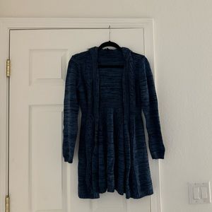 Cardigan dress with buttons
